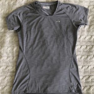 Under Armour tee, grey, semi-fitted, Small